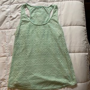 Maurices mint green lace tank top